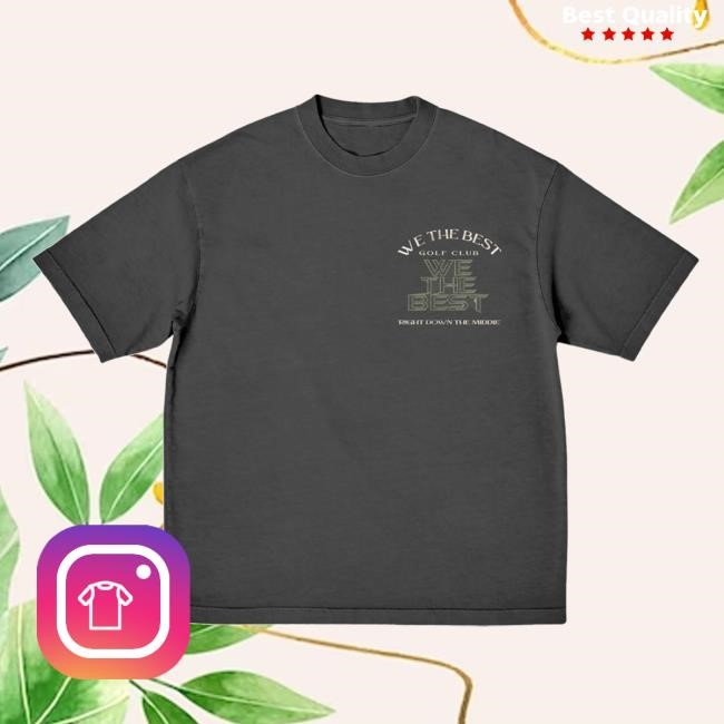 We The Best Official Merch Store Right Down The Middle Short SleeveShirt Dj Khaled Clothing Shop Apparel