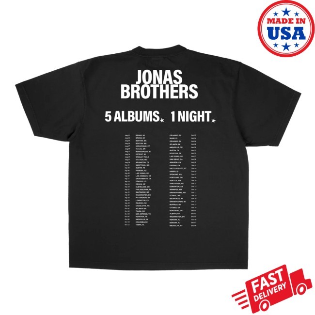 Blackandwhite New Shirt Jonas Brothers Merch Shop