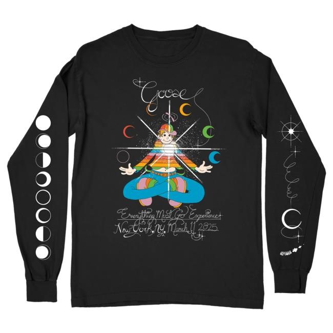 Official Goose The Band Merch Rainbow Kid EMG Experience Long Sleeve Hot Shirt Goosetheband