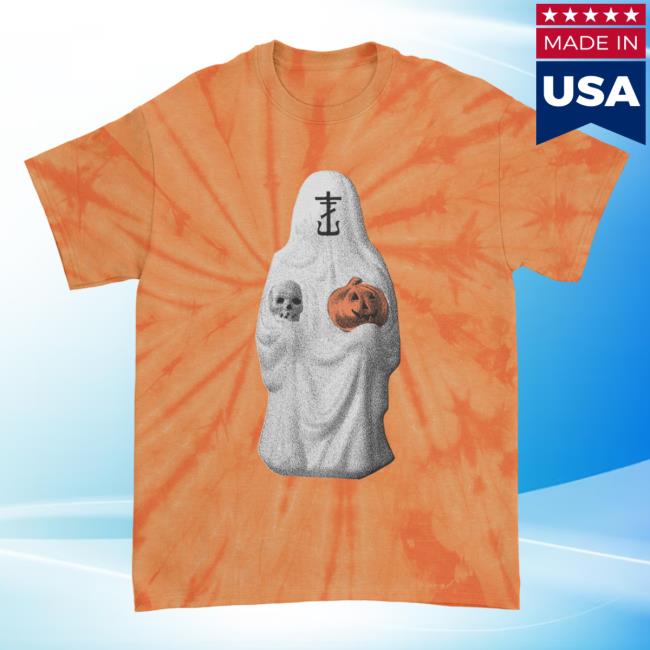 Official Halloween Frank Iero Orange Spider Dye Shirt New
