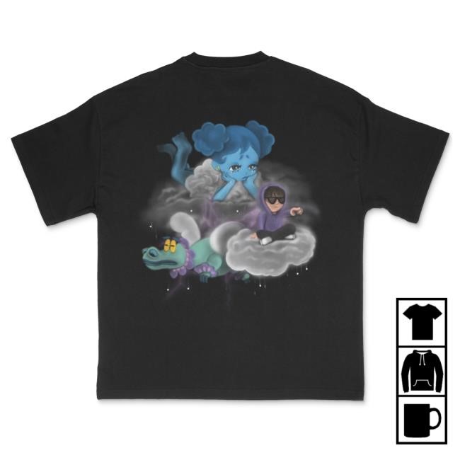 Official Sad Boyz Merch Sad Boyz En Las Nubes Shirts Black