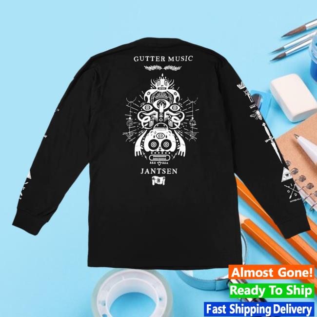 Official Jantsen Merch Gutter Music Long Sleeve T Shirt Official Jantsen Merch Gutter Music Long Sleeve T Shirt