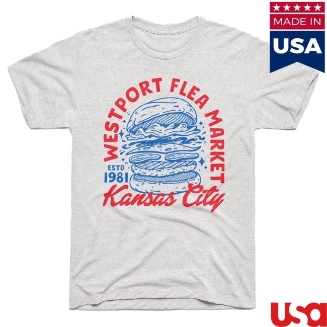 Official Charlie Hustle Westport Flea Market 1981 Tshirt