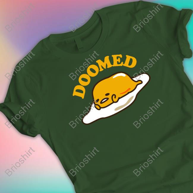Gudetama Merch Gudetama Sanrio Original Doomed Hoodie Sanrio