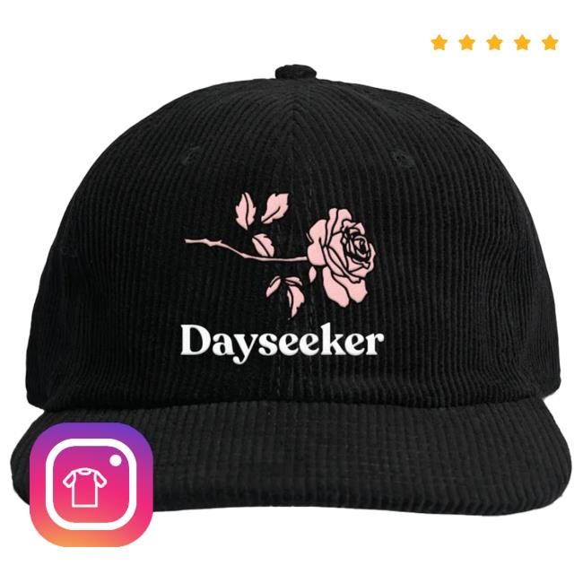 Official Dayseeker Merch Store Dayseeker Black Corduroy Cap Dayseeker Apparel Clothing Shop