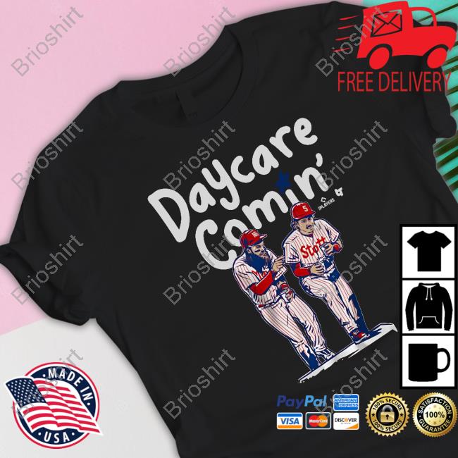 Breakingt Brandon Marsh & Bryson Stott Daycare Comin' Hooded Sweatshirt