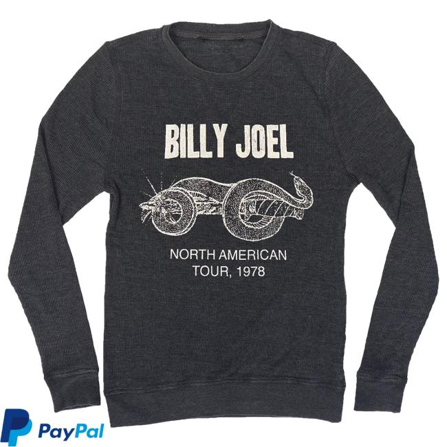 Official Billy Joel Merch Store Billy Joel Snake And Dagger L/S Tee Billy Joel Apparel Clothing Shop