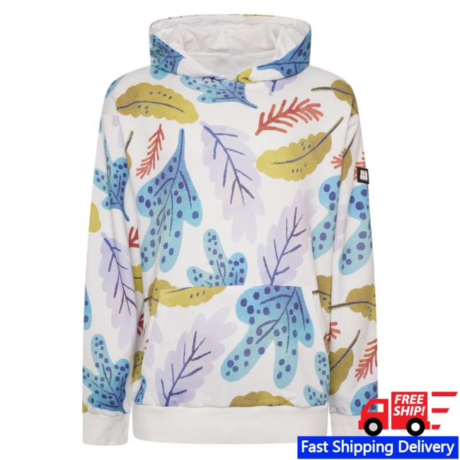 Official Wolf And Badger Clothing Leaf All Over Print Stamp Logo 3D Aop Hoodies Wolfandbadger