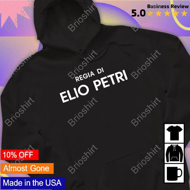 Official Radiance Films Merch Regia Di Elio Petri Shirt