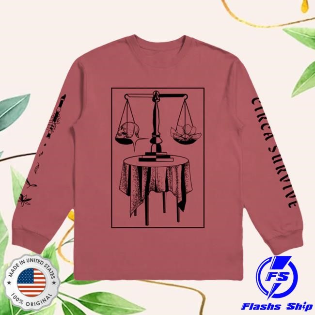 Circa Survive Flute Long Sleeve Shirt Circa Survive Blue Sky Noise