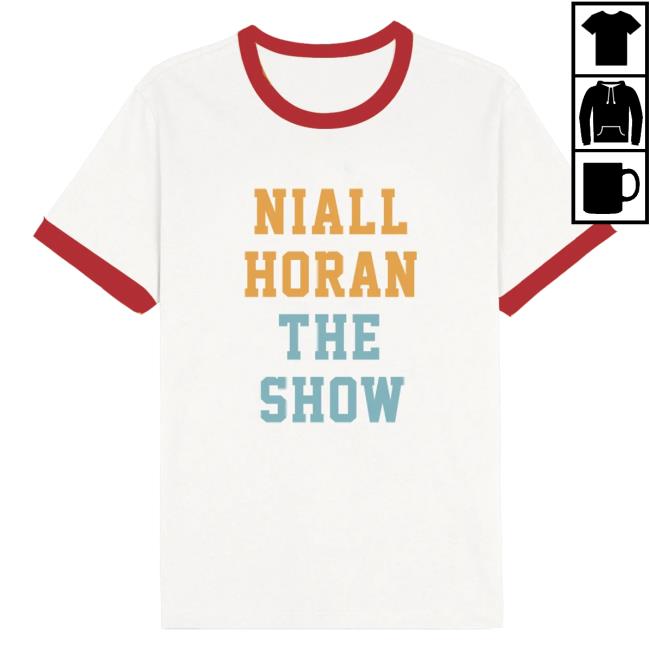 Official Niall Horan Merch Store The Show Ringer Popover Shirt Niall Horan Clothing Shop