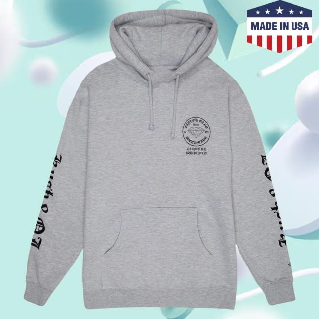 Official Wiz Khalifa Merch Store Taylor Gang Diamond Supply x Taylor Gang OG Seal Hooded Sweatshirt TaylorGang
