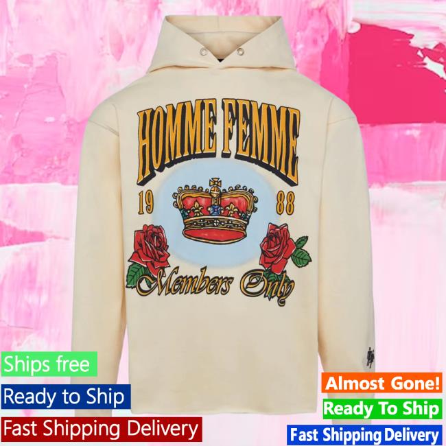 Official Fresh Society Homme + Femme "Members Only" Crewneck Cream