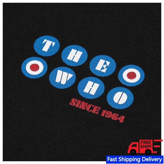 Official The Who Shop Targets Hooded Sweatshirt The Who Rock Band