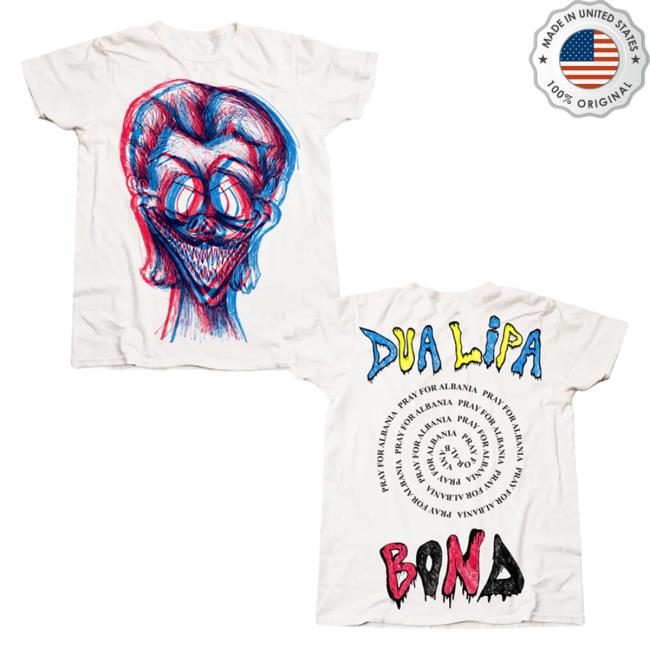 Official Dua Lipa Clothing Store Shop Pray For Albania Tee Shirt DuaLipa Merch