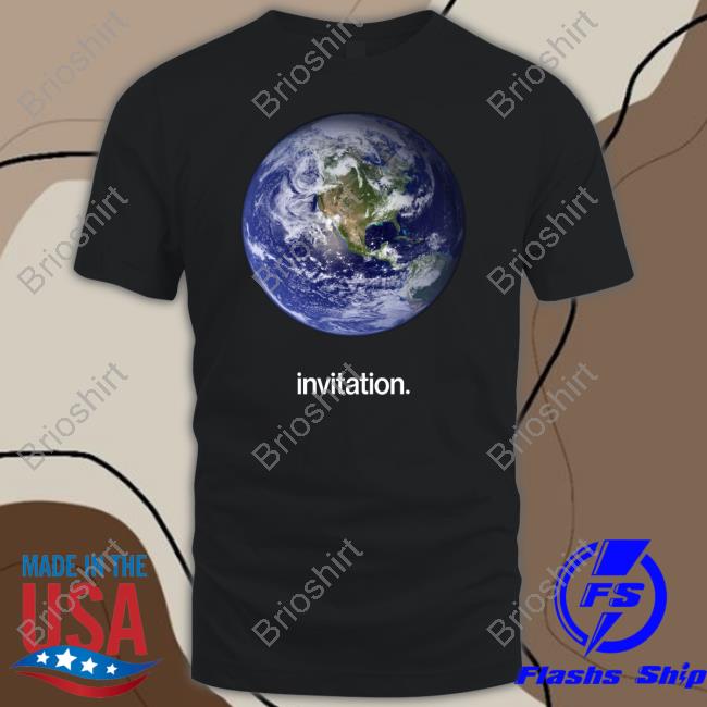Sebastian Vettel Earth Invitation Shirt F1 Race