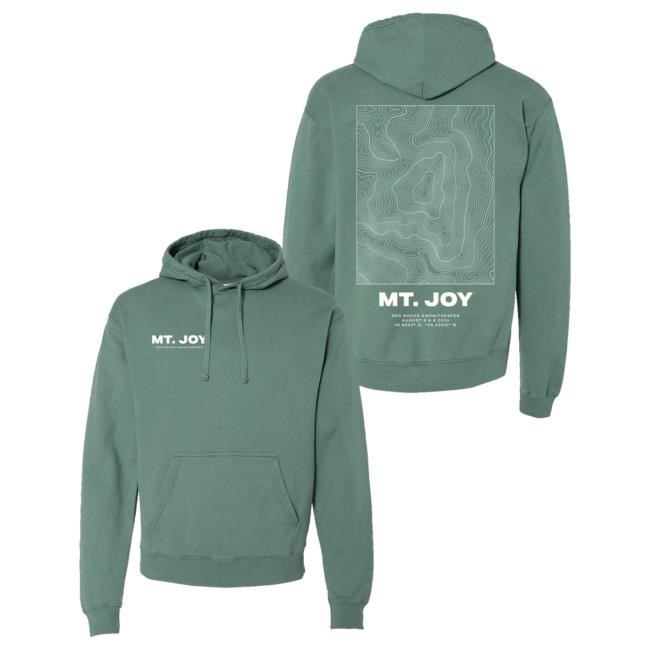 Official Mt Joy Merch Store Mt Joy Red Rocks 2024 Sweatshirts Mt Joy Apparel Clothing Shop MtJoy