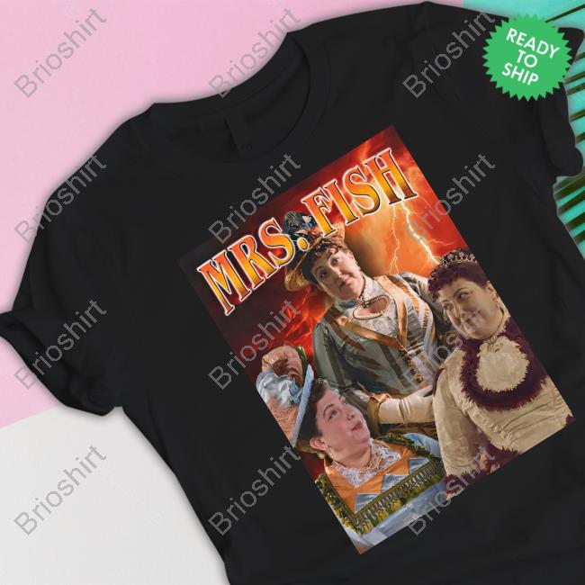 Official Mummy Dearest Podcast Shop Merch Mrs Fish Tee