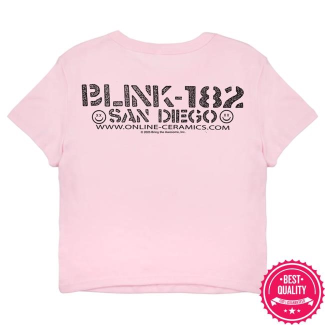 Official Online Ceramics blink-182 "I Guess This is Growing Up" Top Shirt
