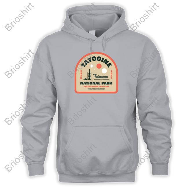 Official Qwertee Shop Tatooine National Park T-Shirt