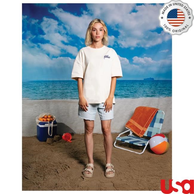 Official Sana Detroit Luggage T Shirt - Cream Official Sana Detroit Luggage Shirt - Cream