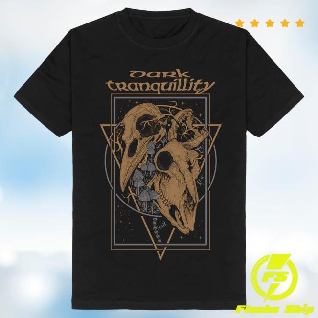 Official Dark Tranquillity Skull Trio T Shirt