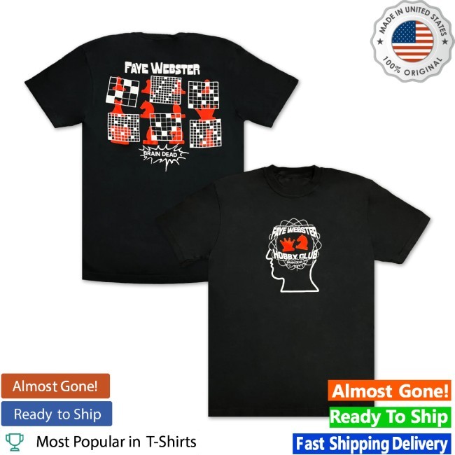 Faye Webster x Brain Dead Hobby Club Tee