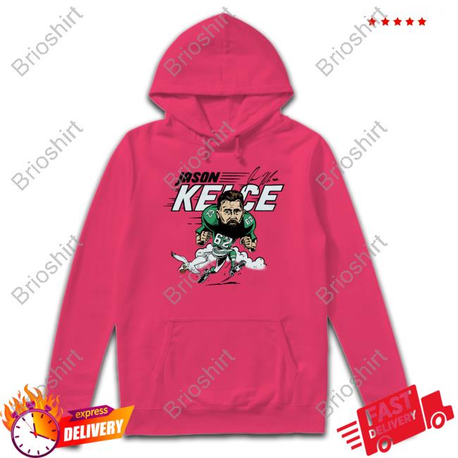 Official Homage Philadelphia Eagles Jason Kelce Signature Tee Shirt