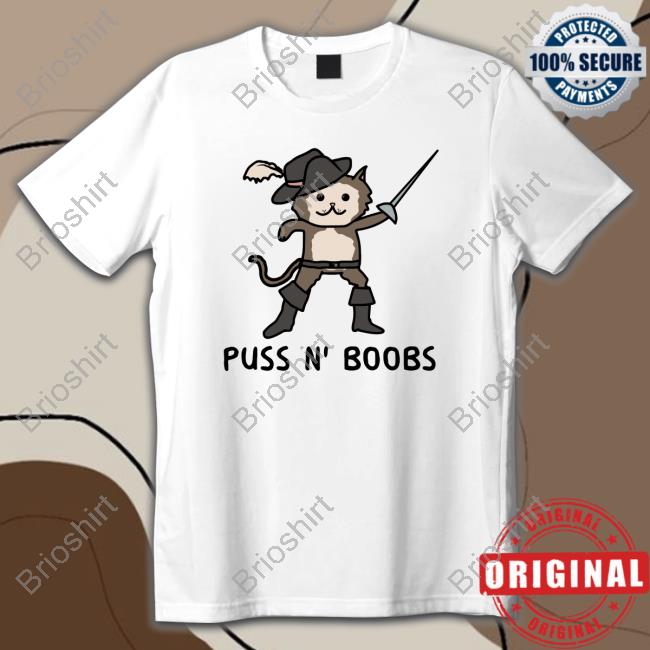 Puss N' Boobs Official Shirt White