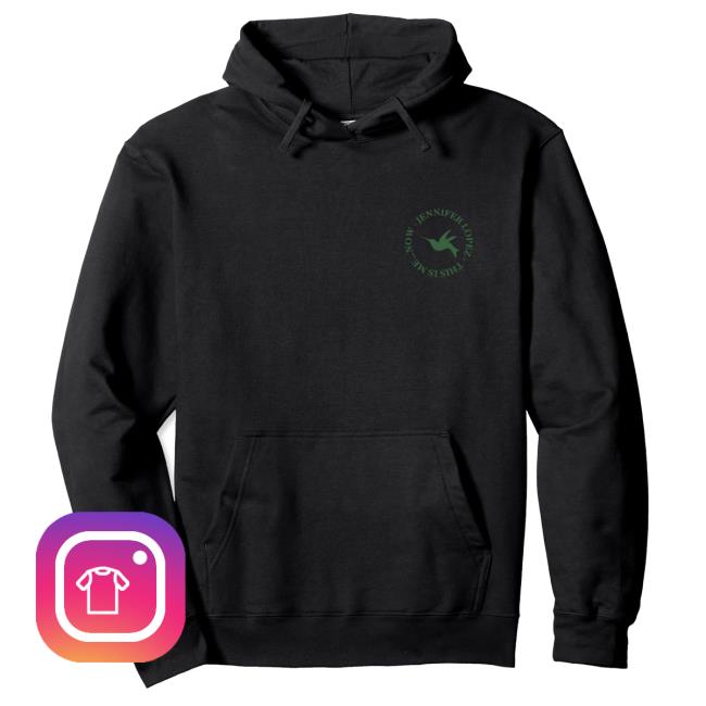 Jennifer Lopez Hummingbird Logo Hoodie