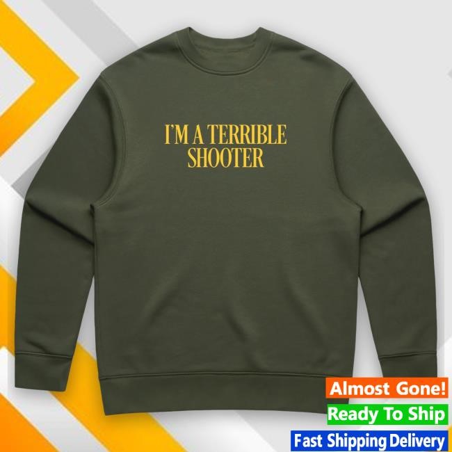 Official Dirty Kid Merch Terrible Shooter Sweatshirt - Green