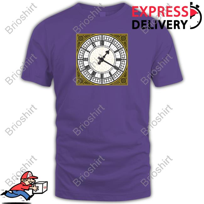 Obvious Shirts Big Ben 1:20 Clock Tee