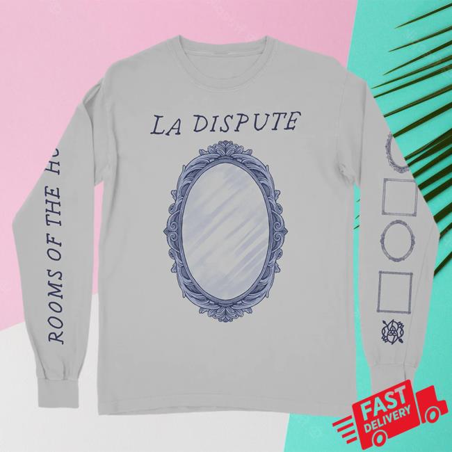 Official Hello Merch La Dispute Frames Grey T-Shirts HelloMerch