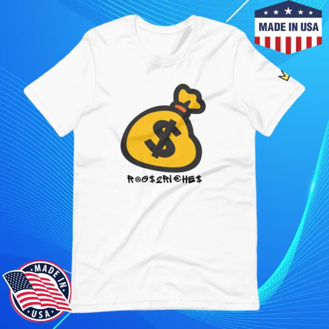 Official Rags2riches Money Bag Tee Shirt Rags To Riches Clothing