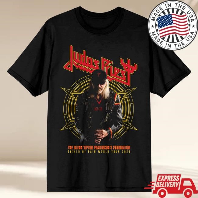 Official Judas Priest Merch Glenn Tipton Foundation 2025 Shirts