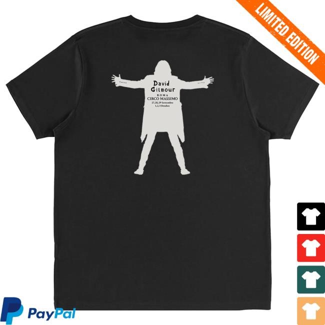 David Gilmour Luck and Strange Italian New T-Shirt - David Gilmour