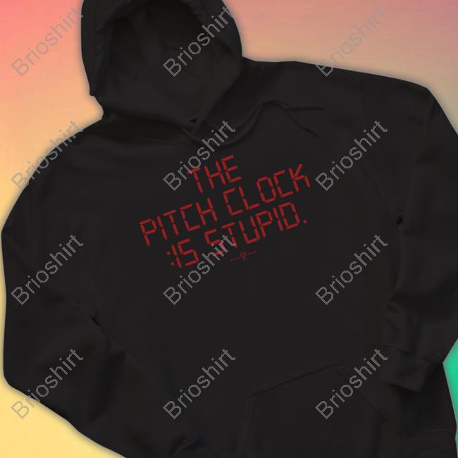 Official RotoWear Merch The Pitch Clock Is Stupid T Shirt