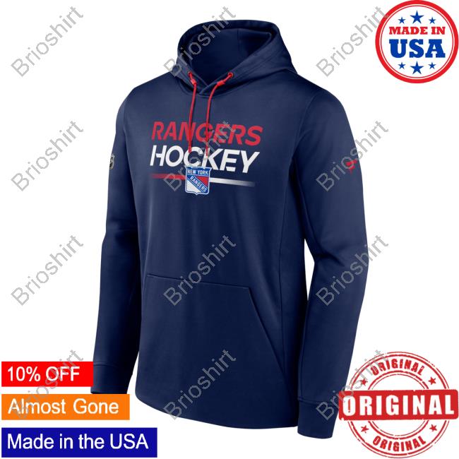 New York Rangers Fanatics Branded Authentic Pro Pullover Shirts - Navy