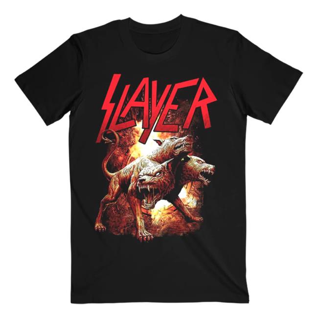 Slayer Clothing Store Shop Merch Cerberus Rising T-Shirts
