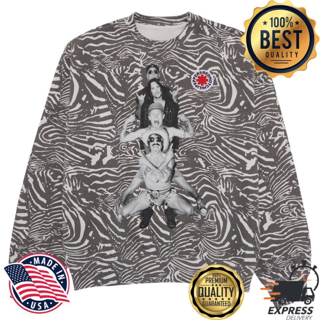 Official Red Hot Chili Peppers Totem Zebra Crewneck