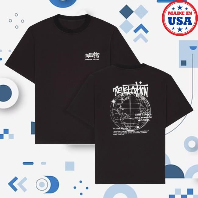 Official Revelation Apparel Clothing Romans 5:8 Graffiti New Shirt Revelation Merch