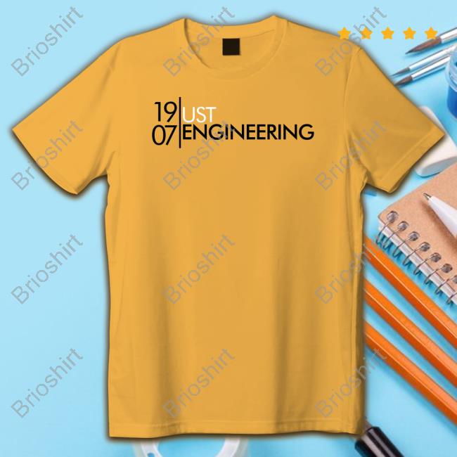 Official Ust Engineering 1907 Tee Shirt