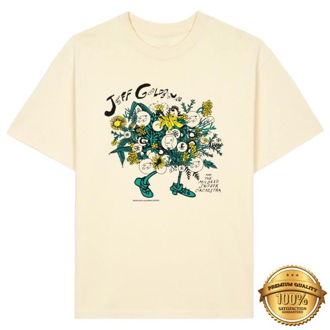 Official Brain Dead Merch Shop Brain Dead x Jeff Goldblum Still Blooming Tshirt - Natural