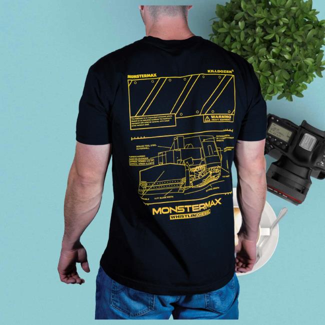 Official Monstermax Merch WhistlinDiesel Killdozer Popover Shirt Monstermax Clothing Shop Whistlin Diesel