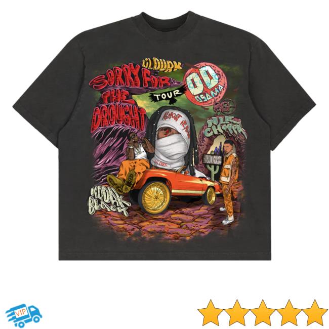 Official Lil Durk Merch Sorry For The Drought Tour New Shirt