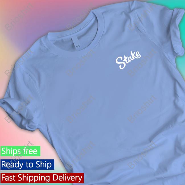 Official White On Navy Stake T-Shirt