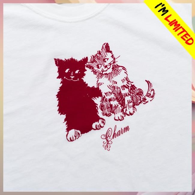 Official Clairo Charm Friends Tee (White)