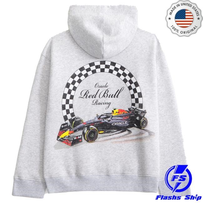 Official Abercrombie And Fitch Apparel Oracle Red Bull Racing Graphic Popover Hoodie