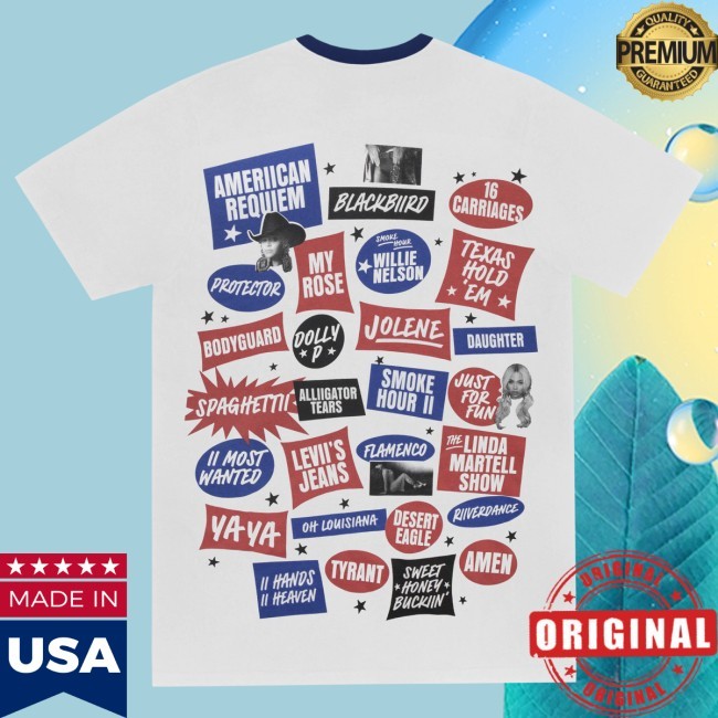 Cowboy Carter Short Sleeve Ringer Tee New T-Shirt