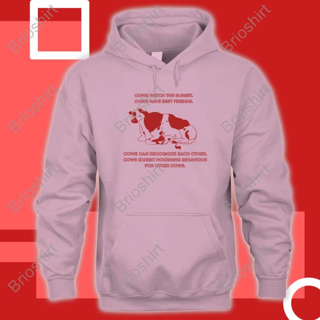 Official Cows Watch The Sunset Cow Have Best Friends Tee